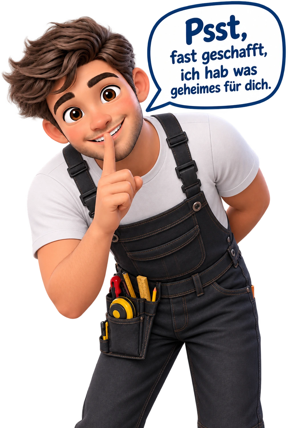 Psst, fast geschafft, ich hab was geheimes für dich.