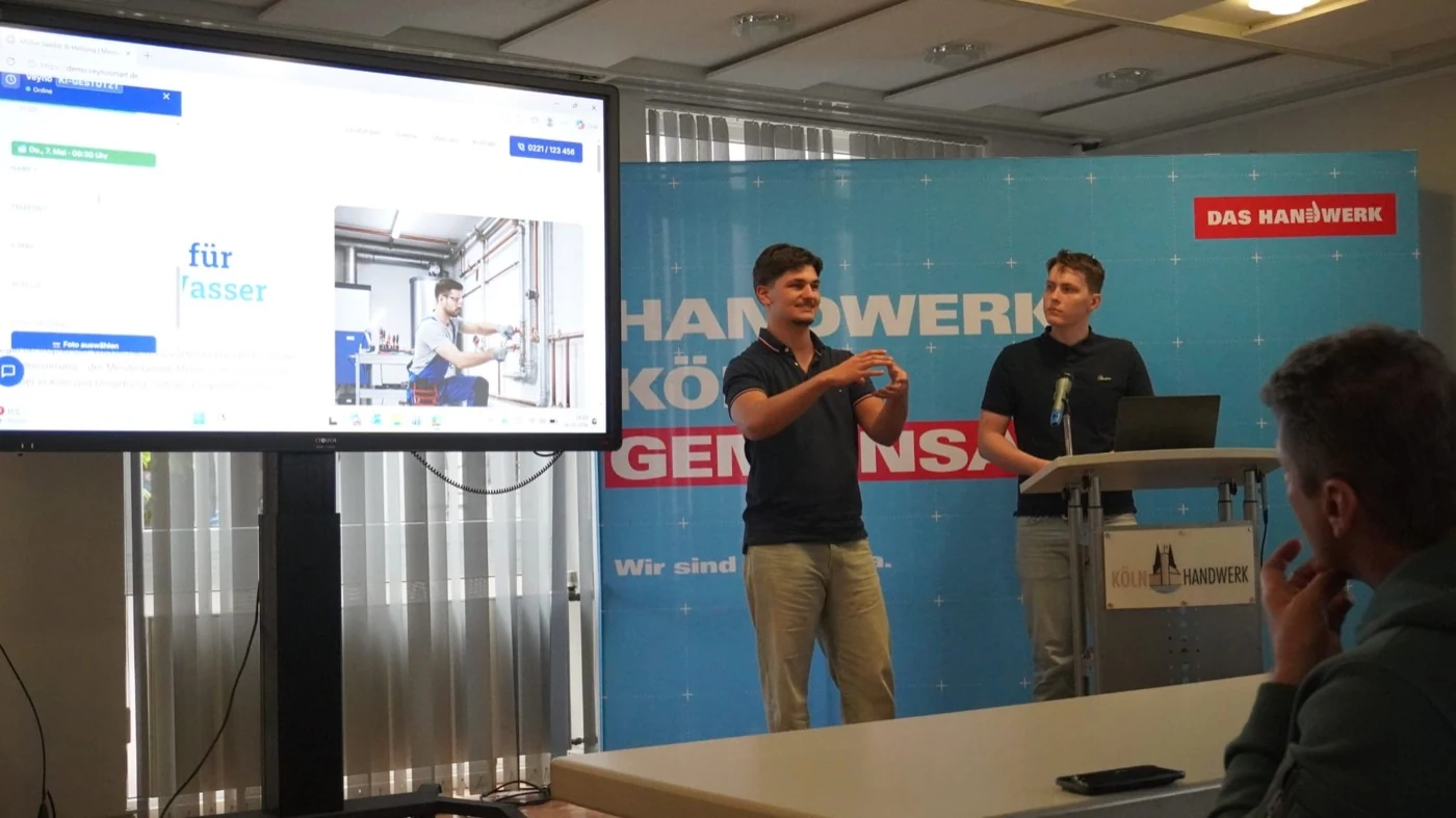 Präsentation bei der Kreishandwerkerschaft Köln
